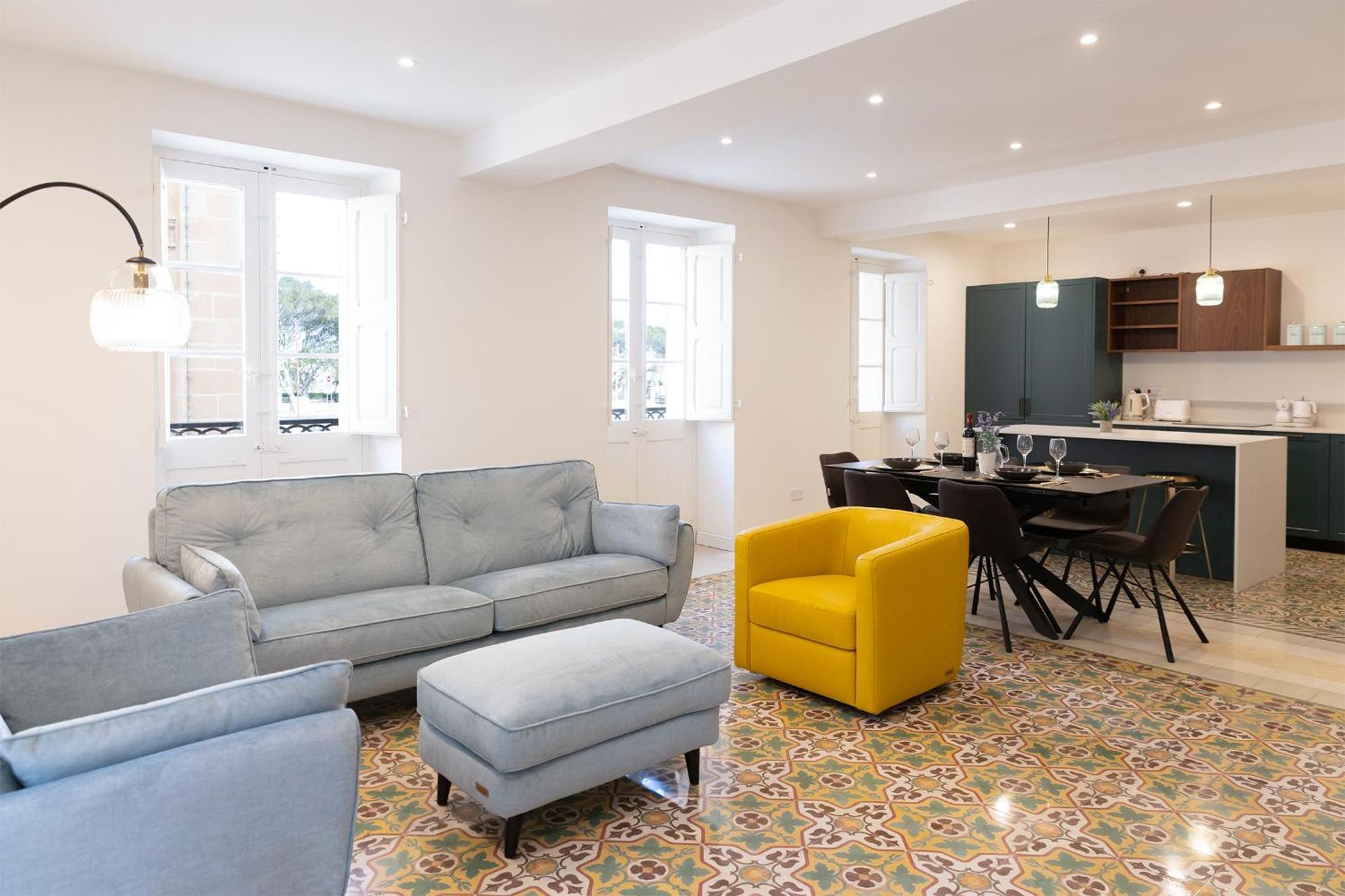 Florette Suite Designer Finish With Stunning Lounge Terrace By Arcobnb Il-Furjana Exteriör bild
